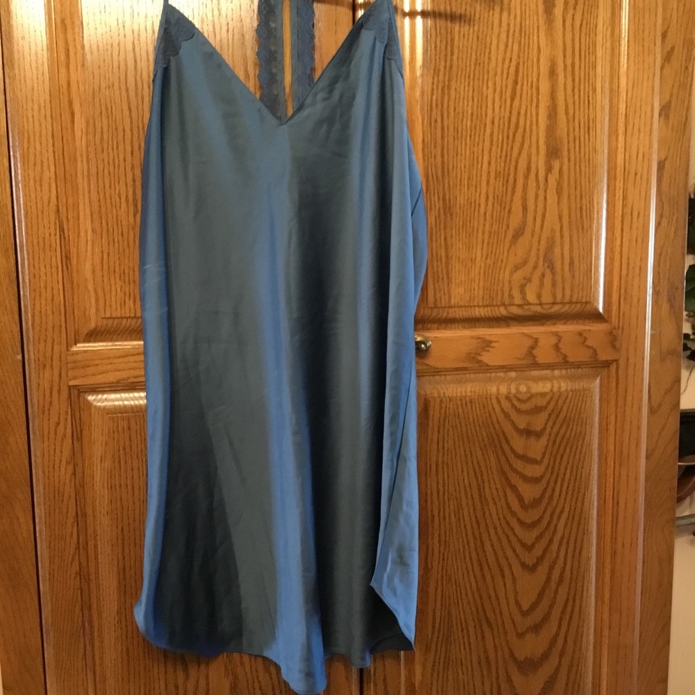 Flora Nickrooz chemise with T back polyester sleepwear
